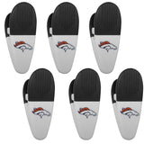 Denver Broncos Chip Clip Magnets, 6pk - Siskiyou Buckle - Flyclothing LLC