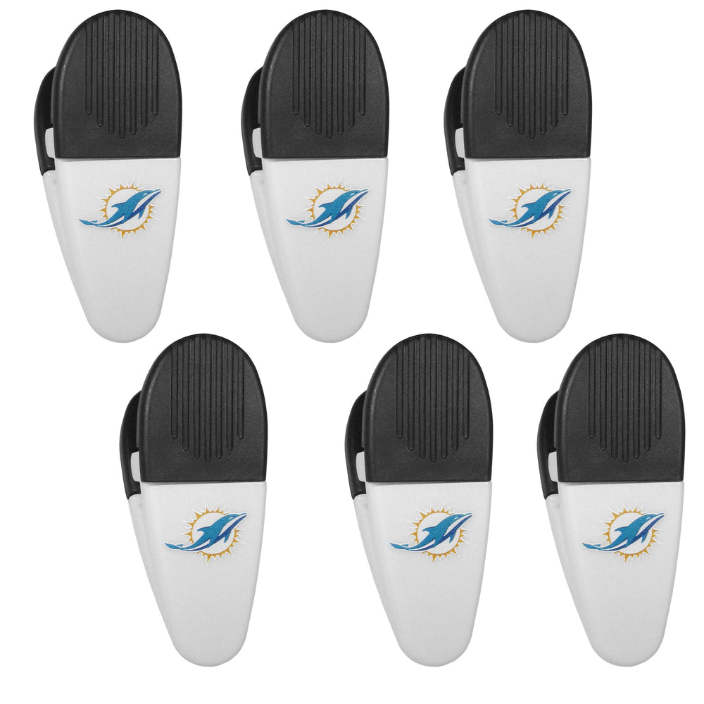 Miami Dolphins Chip Clip Magnets, 6pk - Siskiyou Buckle - Flyclothing LLC