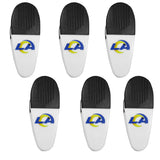 Los Angeles Rams Chip Clip Magnets, 6pk - Siskiyou Buckle - Flyclothing LLC