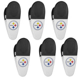 Pittsburgh Steelers Chip Clip Magnets, 6pk - Siskiyou Buckle - Flyclothing LLC