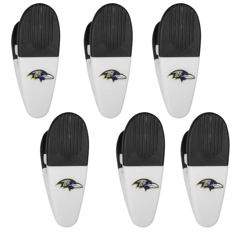 Baltimore Ravens Chip Clip Magnets, 6pk - Siskiyou Buckle - Flyclothing LLC