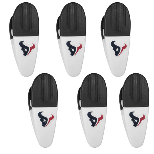 Houston Texans Chip Clip Magnets, 6pk - Siskiyou Buckle - Flyclothing LLC