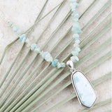 Natural Wonders Blue Larimar and Sterling Silver Necklace - Barse Jewelry - Flyclothing LLC