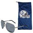 Indianapolis Colts Aviator Sunglasses and Bag Set - Siskiyou Buckle - Flyclothing LLC