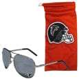 Atlanta Falcons Aviator Sunglasses and Bag Set - Siskiyou Buckle - Flyclothing LLC