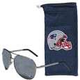 New England Patriots Aviator Sunglasses and Bag Set - Siskiyou Buckle - Flyclothing LLC