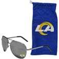 Los Angeles Rams Aviator Sunglasses and Bag Set - Siskiyou Buckle - Flyclothing LLC