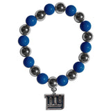 New York Giants Chrome Bead Bracelet - New York Giants - Flyclothing LLC