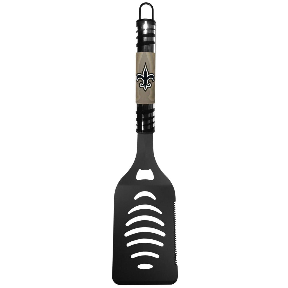 New Orleans Saints Black Spatula w/Team Colors - New Orleans Saints - Flyclothing LLC