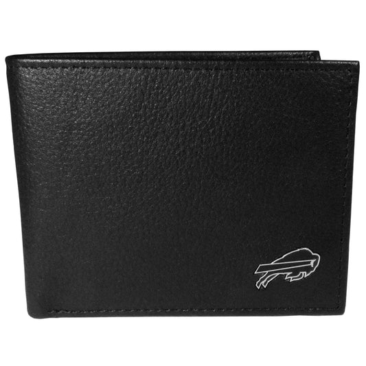 Buffalo Bills Leather Logo Bi-fold Wallet - Buffalo Bills - Flyclothing LLC