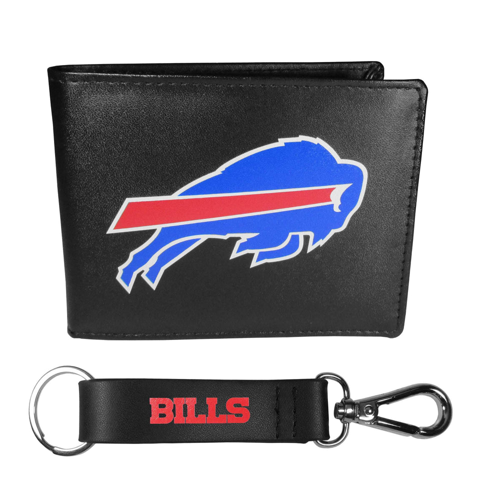 Buffalo Bills Bi-fold Wallet & Strap Key Chain - Buffalo Bills - Flyclothing LLC