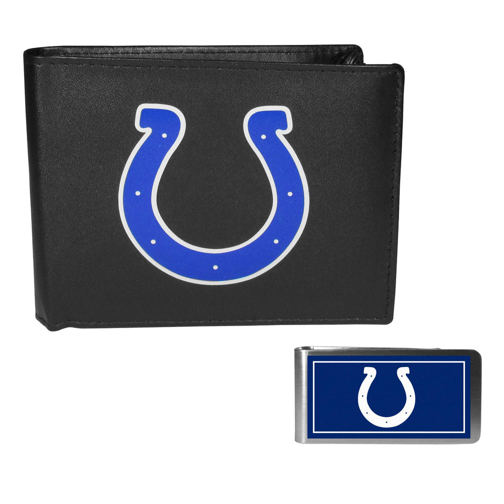 Indianapolis Colts Bi-fold Wallet & Color Money Clip - Indianapolis Colts - Flyclothing LLC