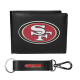 San Francisco 49ers Bi-fold Wallet & Strap Key Chain - San Francisco 49ers - Flyclothing LLC