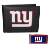 New York Giants Bi-fold Wallet & Color Money Clip - New York Giants - Flyclothing LLC