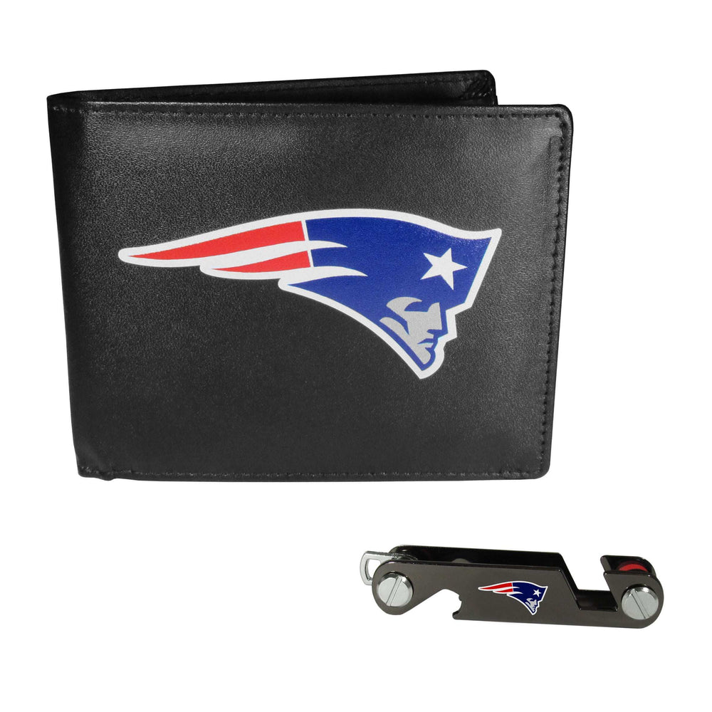 New England Patriots Bi-fold Wallet & Key Organizer - New England Patriots - Flyclothing LLC