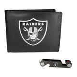 Las Vegas Raiders Bi-fold Wallet & Key Organizer - Las Vegas Raiders - Flyclothing LLC