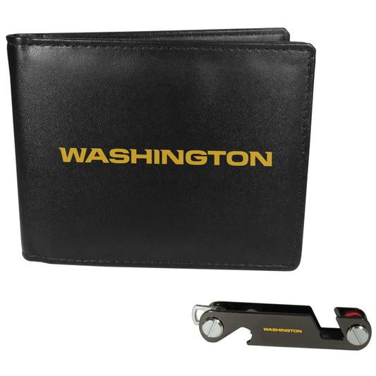 Washington Commanders Bi-fold Wallet & Key Organizer - Washington Commanders - Flyclothing LLC
