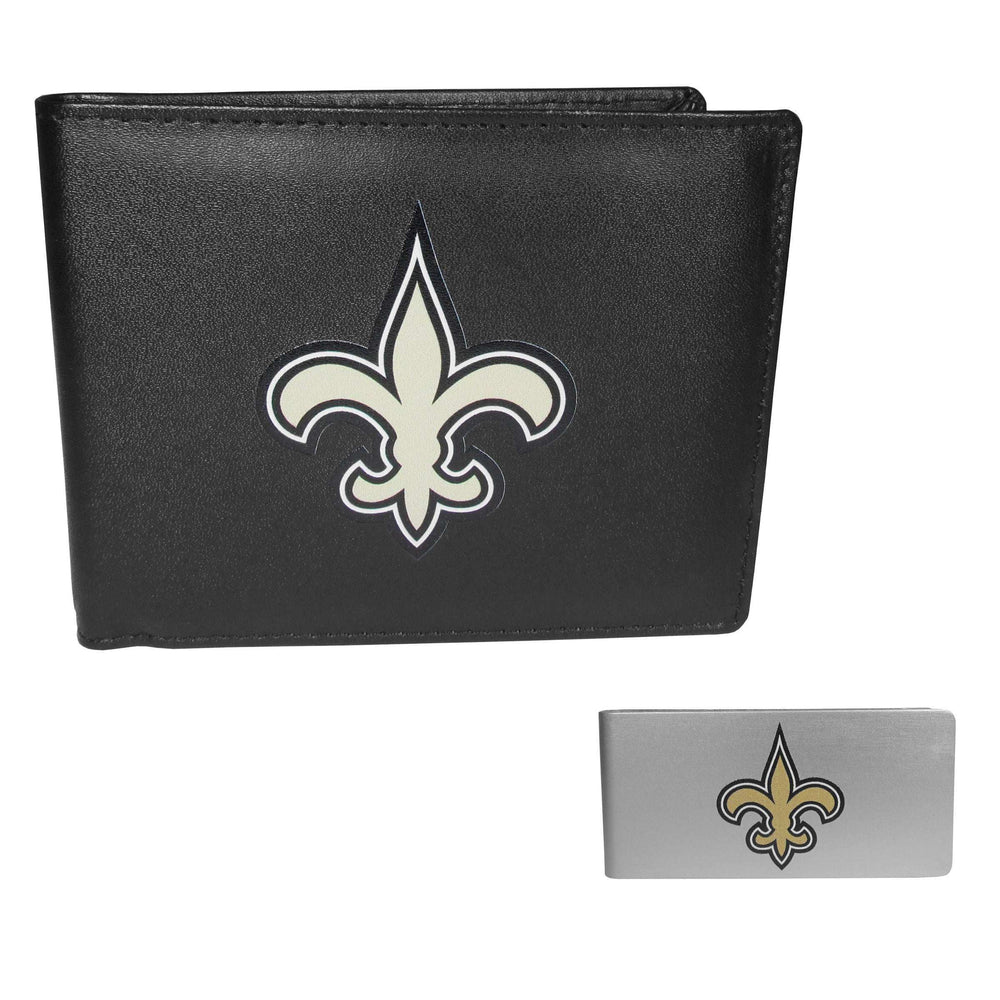 New Orleans Saints Bi-fold Wallet & Money Clip - New Orleans Saints - Flyclothing LLC