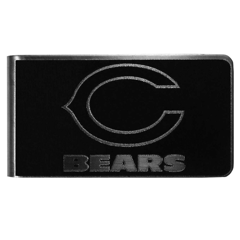 Chicago Bears Black and Steel Money Clip - Chicago Bears - Flyclothing LLC