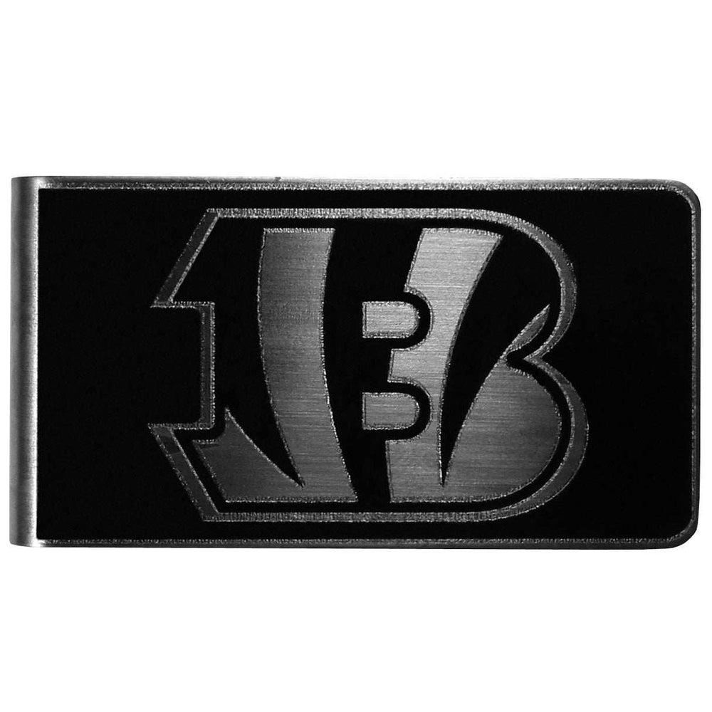 Cincinnati Bengals Black and Steel Money Clip - Cincinnati Bengals - Flyclothing LLC