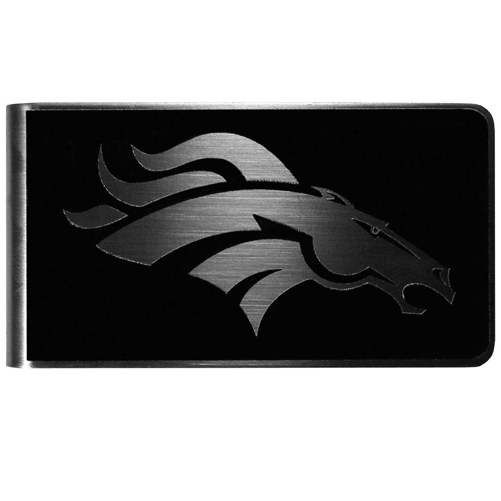 Denver Broncos Black and Steel Money Clip - Denver Broncos - Flyclothing LLC