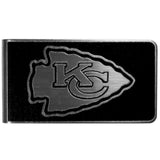 Kansas City Chiefs Black and Steel Money Clip - Kansas City Chiefs - Flyclothing LLC