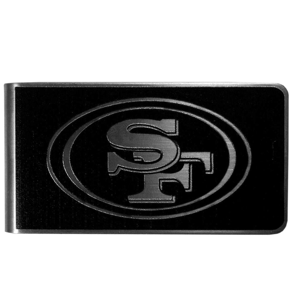 San Francisco 49ers Black and Steel Money Clip - San Francisco 49ers - Flyclothing LLC