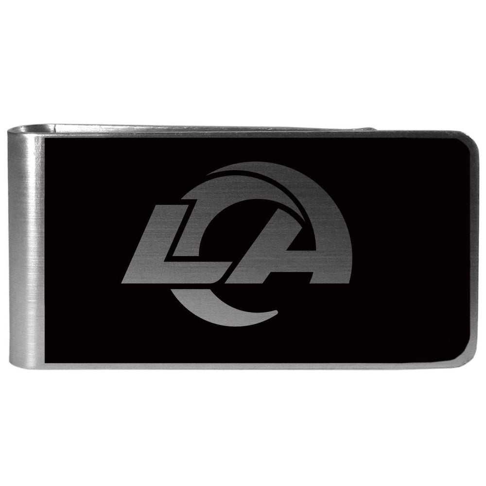 Los Angeles Rams Black and Steel Money Clip - Los Angeles Rams - Flyclothing LLC