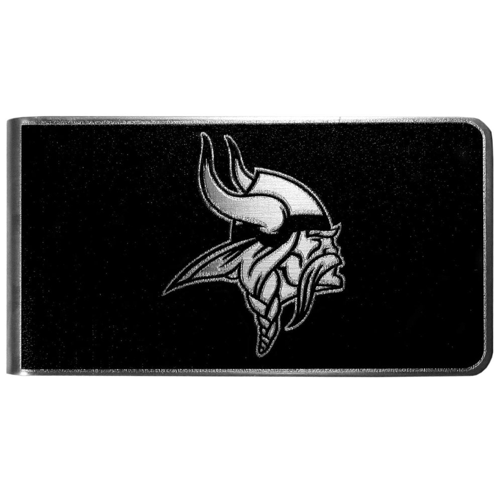 Minnesota Vikings Black and Steel Money Clip - Minnesota Vikings - Flyclothing LLC