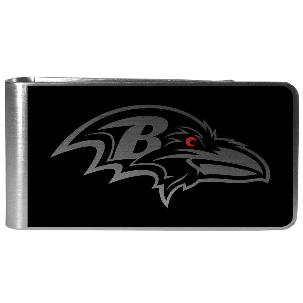 Baltimore Ravens Black and Steel Money Clip - Baltimore Ravens - Flyclothing LLC