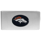 Denver Broncos Brushed Metal Money Clip - Denver Broncos - Flyclothing LLC