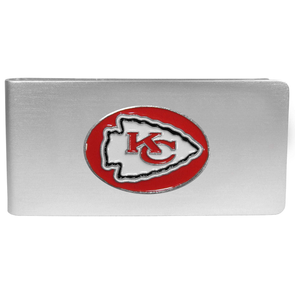 Kansas City Chiefs Brushed Metal Money Clip - Kansas City Chiefs - Flyclothing LLC
