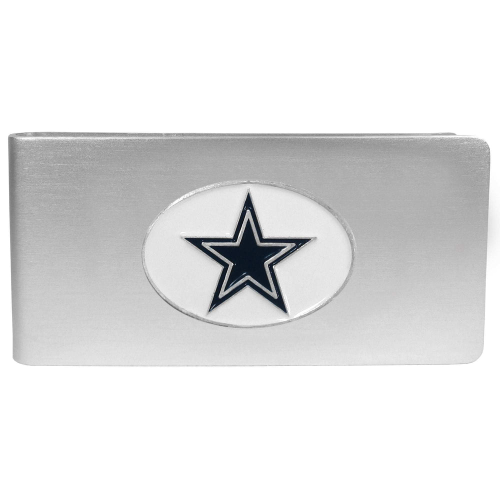 Dallas Cowboys Brushed Metal Money Clip - Dallas Cowboys - Flyclothing LLC