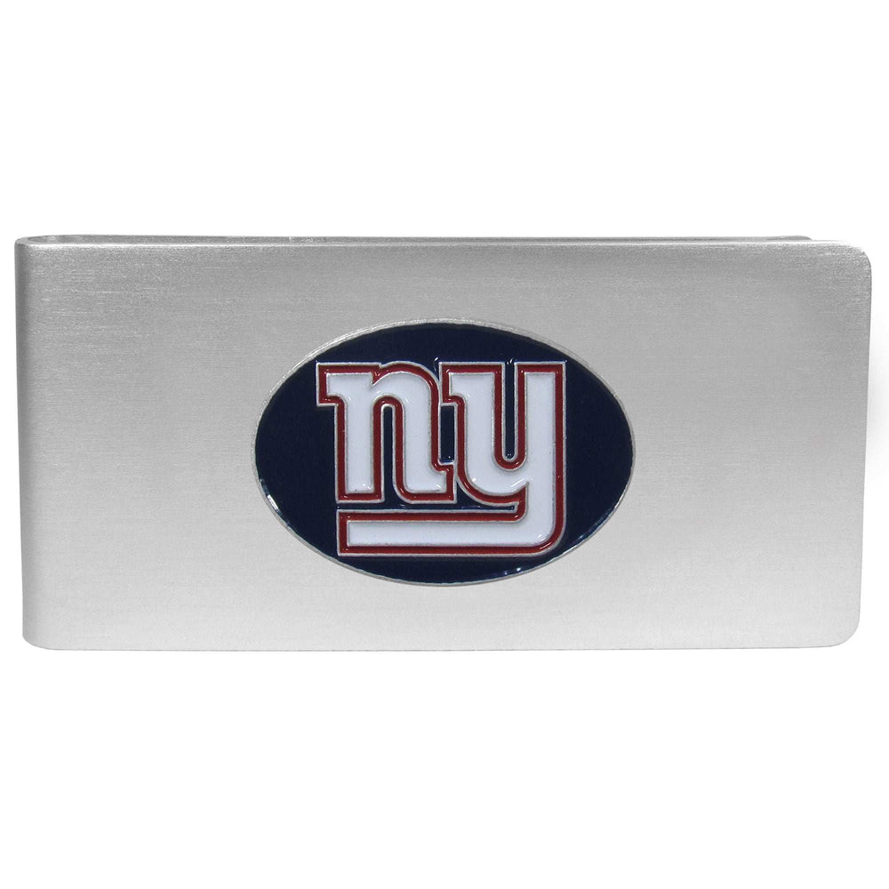 New York Giants Brushed Metal Money Clip - New York Giants - Flyclothing LLC