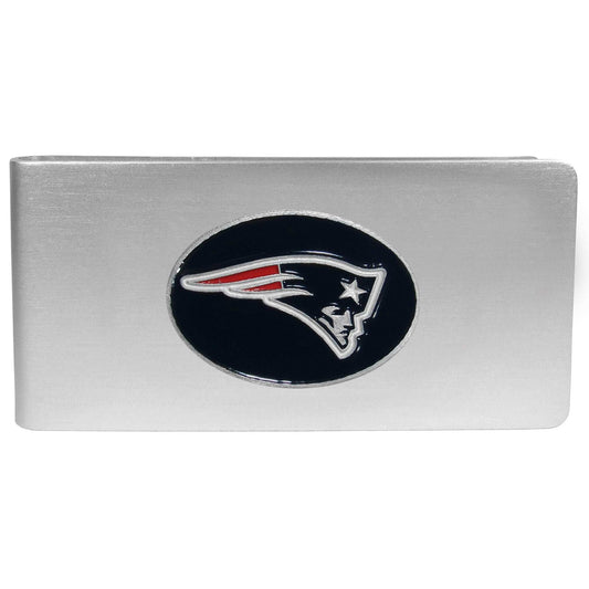 New England Patriots Brushed Metal Money Clip - New England Patriots - Flyclothing LLC