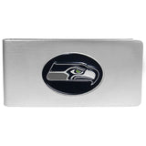 Seattle Seahawks Brushed Metal Money Clip - Seattle Seahawks - Flyclothing LLC
