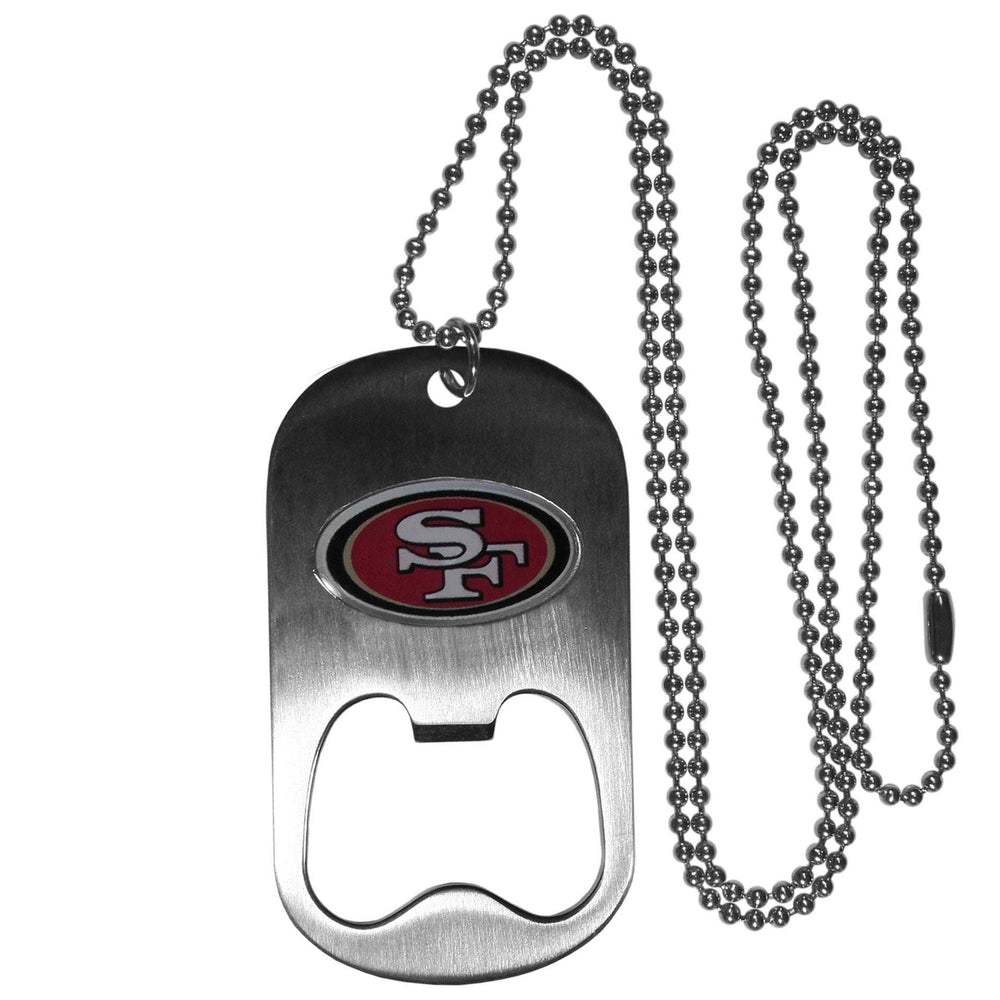 San Francisco 49ers Bottle Opener Tag Necklace - San Francisco 49ers - Flyclothing LLC