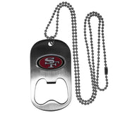 San Francisco 49ers Bottle Opener Tag Necklace - San Francisco 49ers - Flyclothing LLC