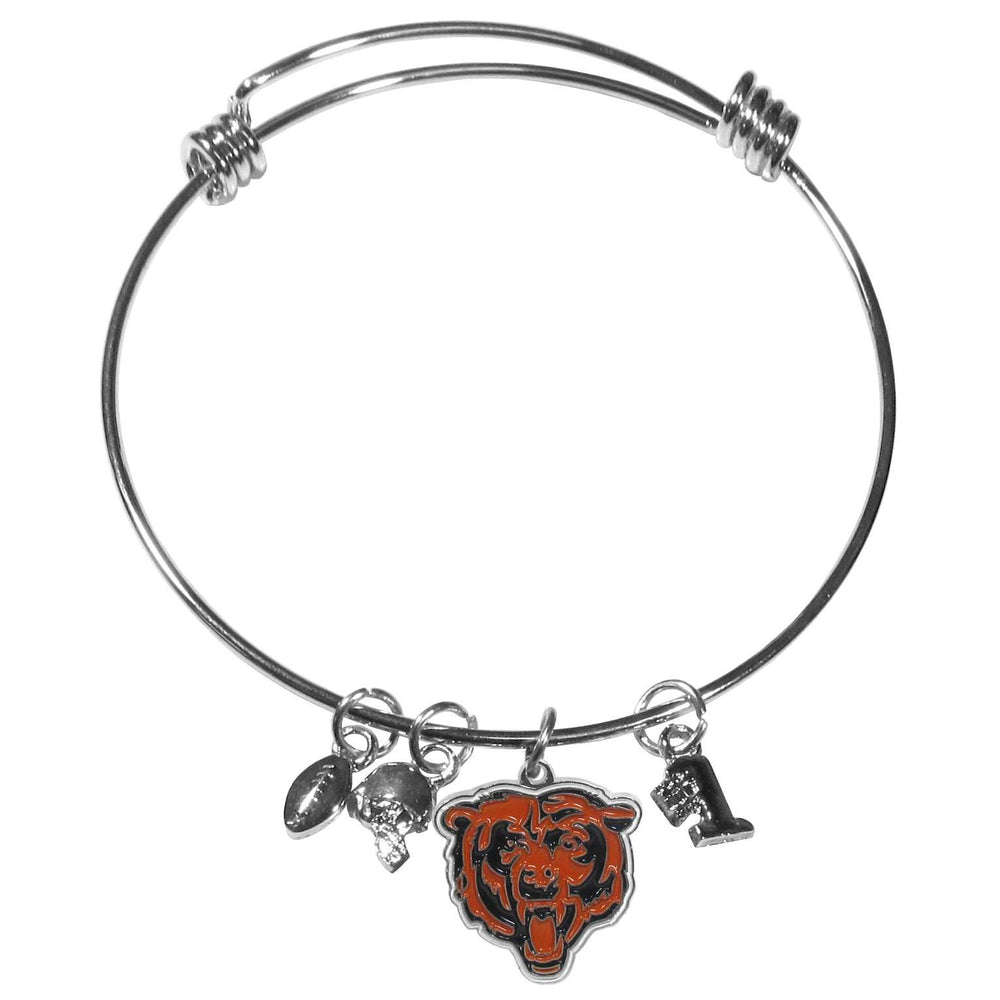 Chicago Bears Charm Bangle Bracelet - Chicago Bears - Flyclothing LLC