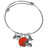 Cleveland Browns Charm Bangle Bracelet - Cleveland Browns - Flyclothing LLC