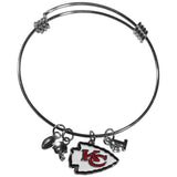 Kansas City Chiefs Charm Bangle Bracelet - Kansas City Chiefs - Flyclothing LLC