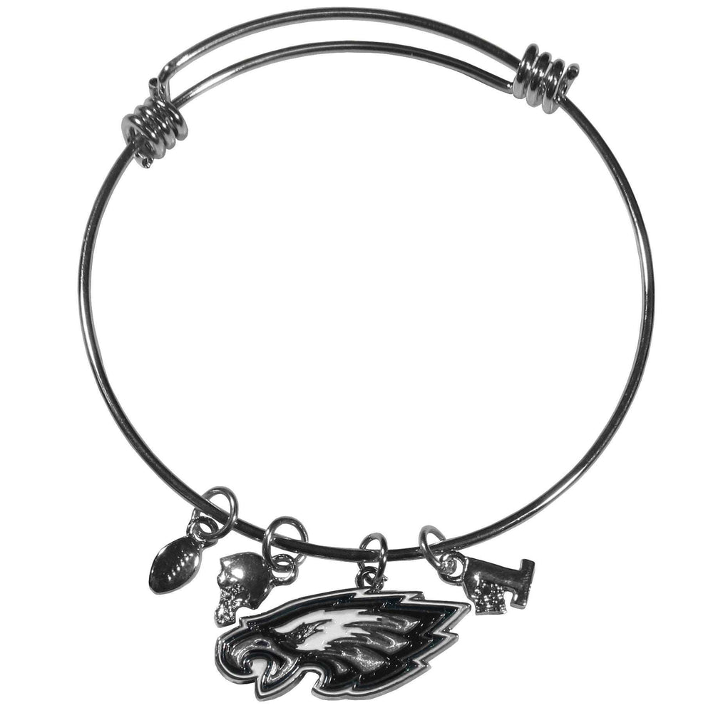 Philadelphia Eagles Charm Bangle Bracelet - Philadelphia Eagles - Flyclothing LLC