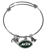 New York Jets Charm Bangle Bracelet - New York Jets - Flyclothing LLC
