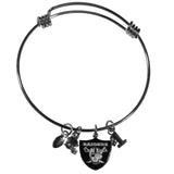 Las Vegas Raiders Charm Bangle Bracelet - Las Vegas Raiders - Flyclothing LLC