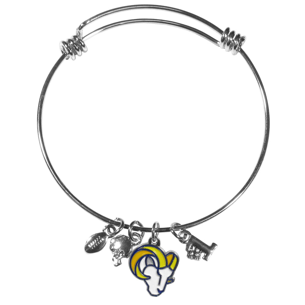 Los Angeles Rams Charm Bangle Bracelet - Los Angeles Rams - Flyclothing LLC