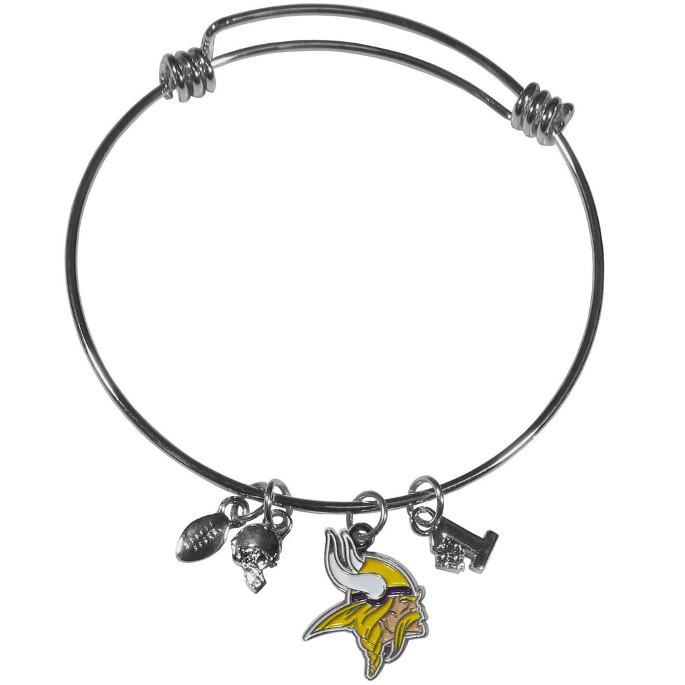 Minnesota Vikings Charm Bangle Bracelet - Minnesota Vikings - Flyclothing LLC