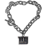 New York Giants Charm Chain Bracelet - New York Giants - Flyclothing LLC