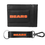 Chicago Bears Leather Cash & Cardholder & Strap Key Chain - Chicago Bears - Flyclothing LLC