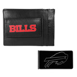 Buffalo Bills Leather Cash & Cardholder & Black Money Clip - Buffalo Bills - Flyclothing LLC