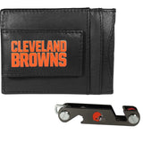 Cleveland Browns Leather Cash & Cardholder & Key Organizer - Cleveland Browns - Flyclothing LLC